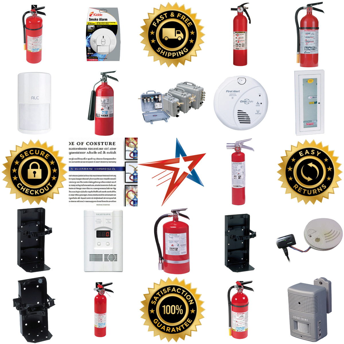 A selection of Fire Gas and Water Protection products on GoVets