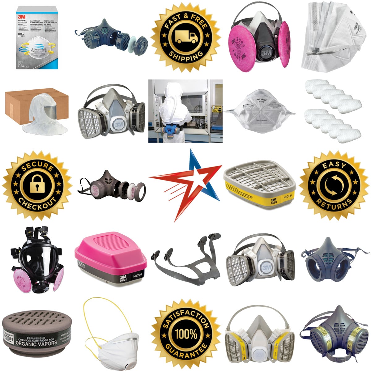 Millions of Products A selection of Respiratory Protection products on GoVets