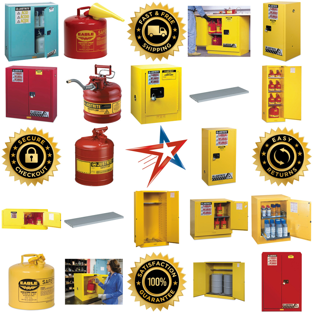 Millions of Products A selection of Safety Storage products on GoVets