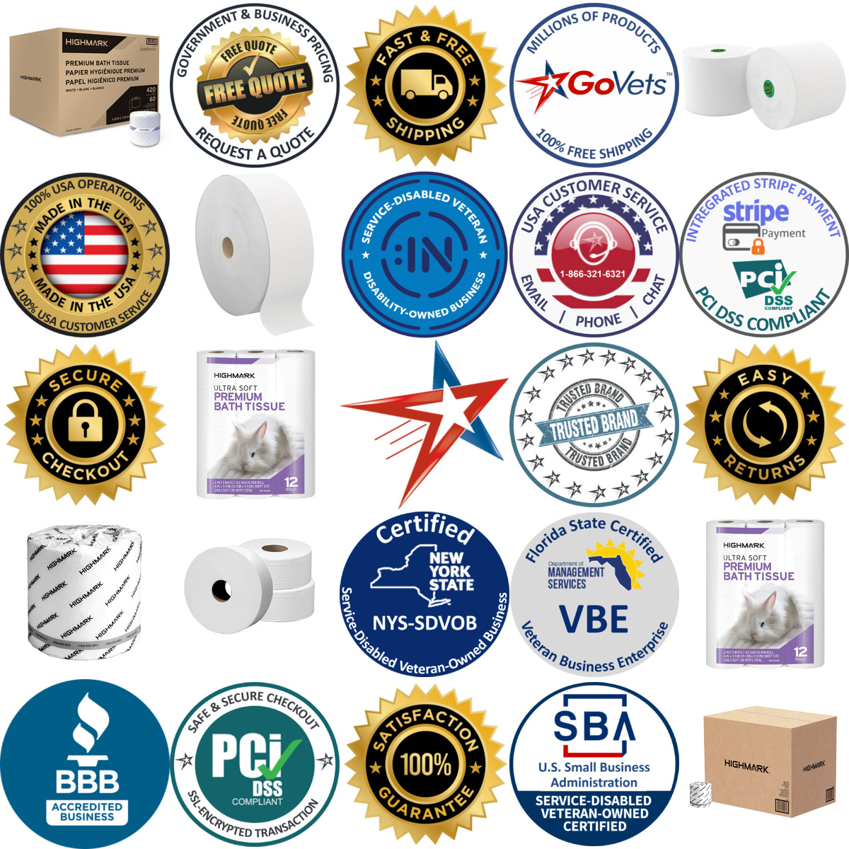 A selection of Office Depot products on GoVets