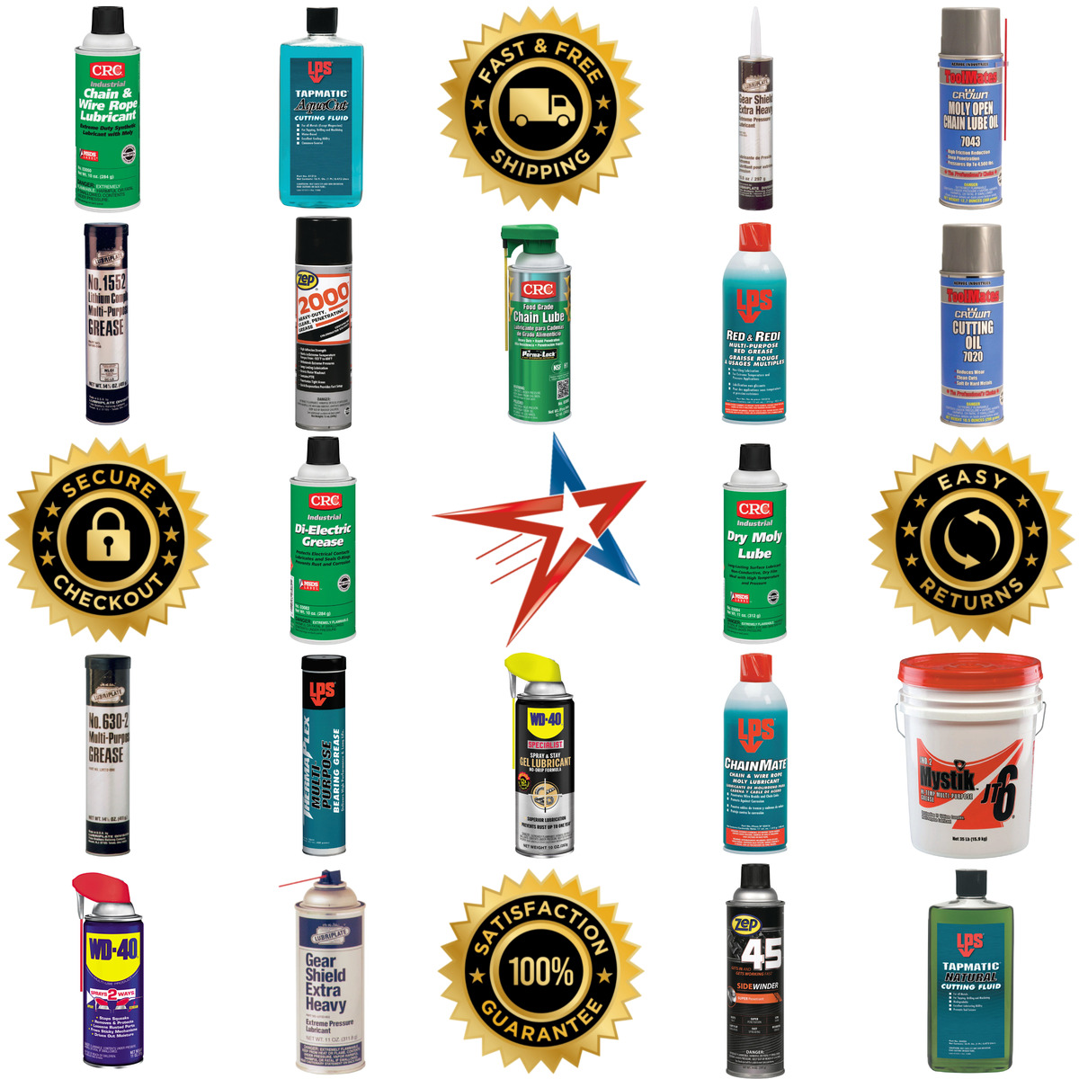A selection of Lubricants products on GoVets