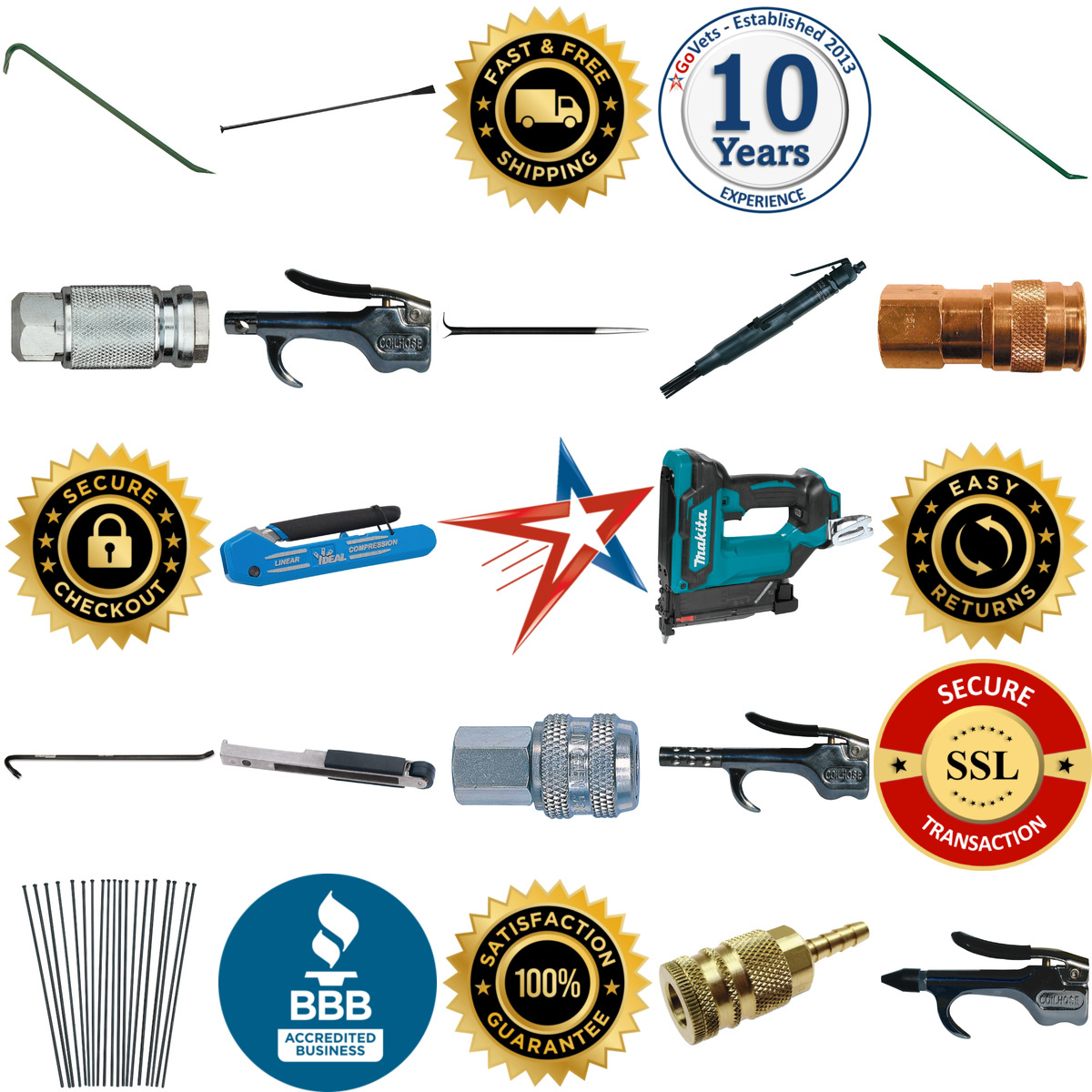 Millions of Products A selection of Pneumatic Tools products on GoVets