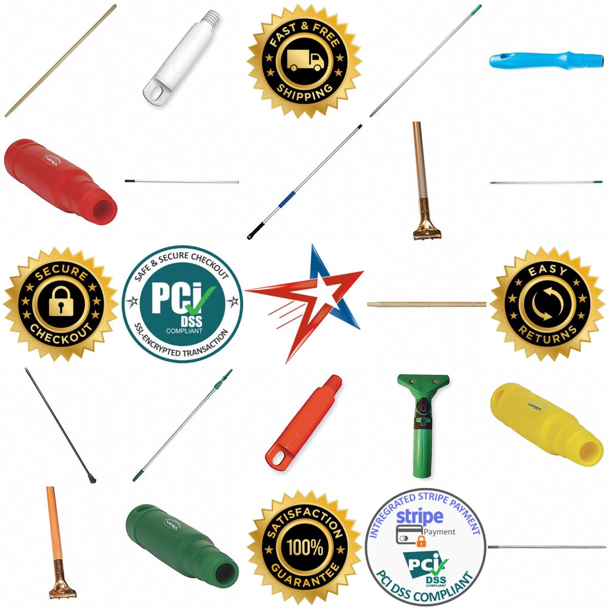 A selection of Squeegee Handles products on GoVets