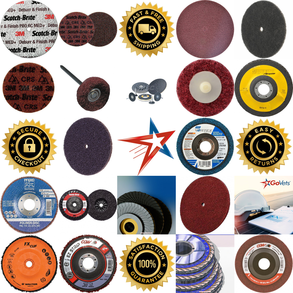 A selection of Deburring Discs products on GoVets