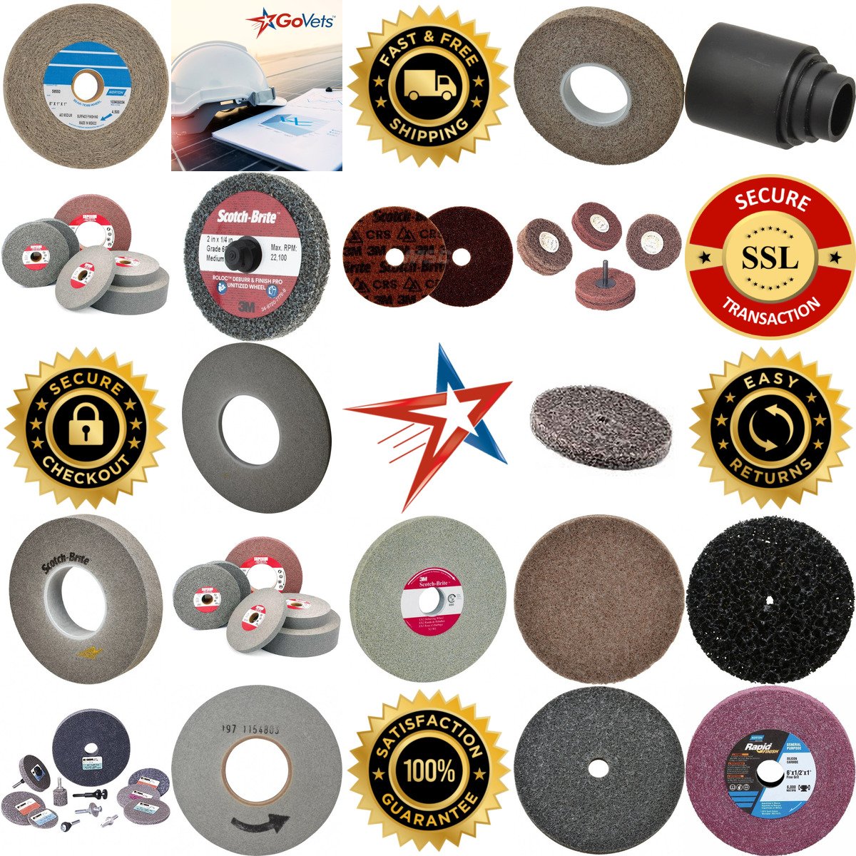 A selection of Deburring Wheels Discs products on GoVets