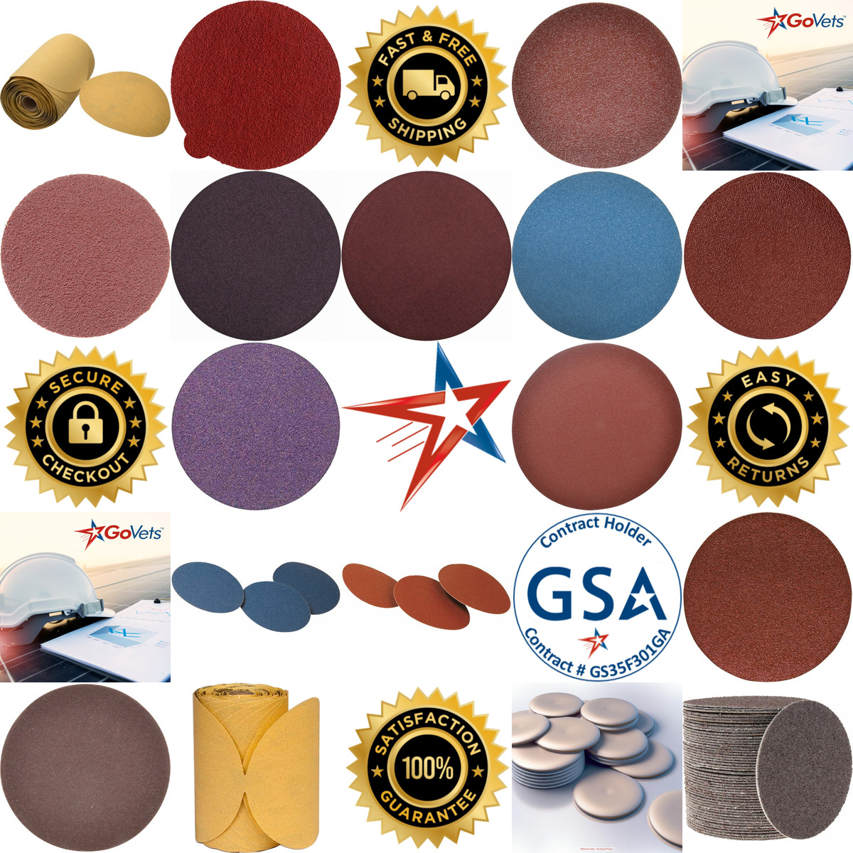 Millions of Products A selection of Adhesive Backed Psa Discs products on GoVets