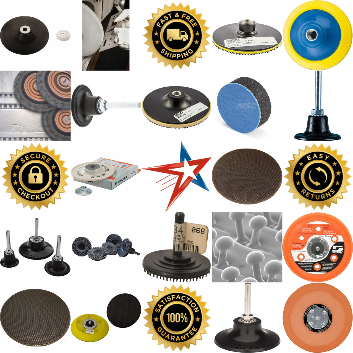 A selection of Disc Backing Pads products on GoVets