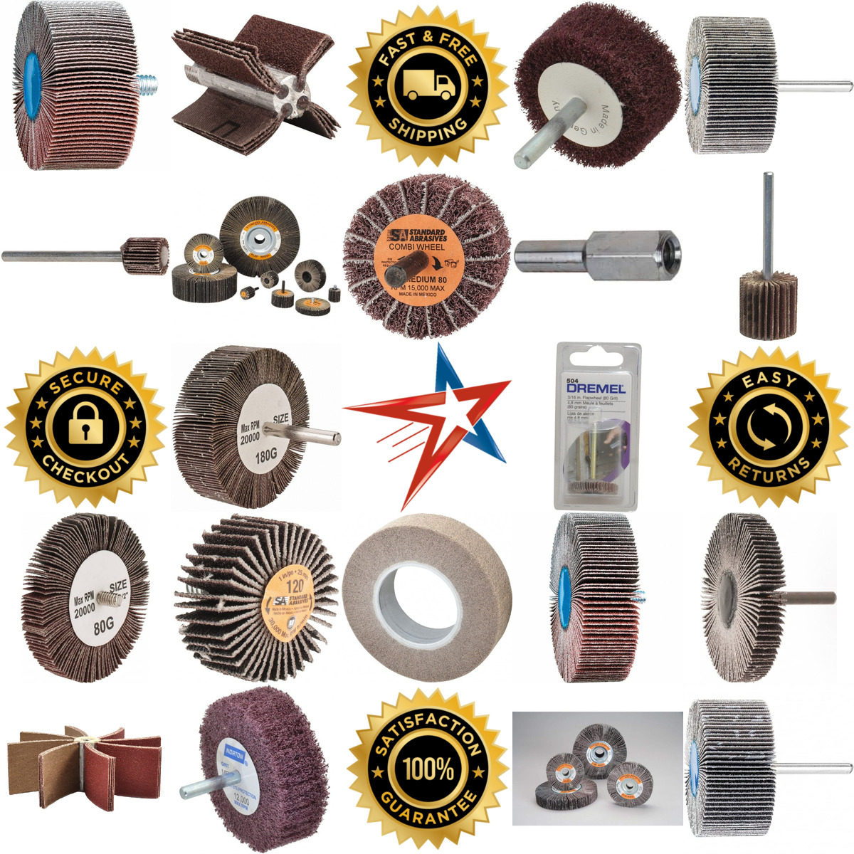 A selection of Flap Wheels products on GoVets
