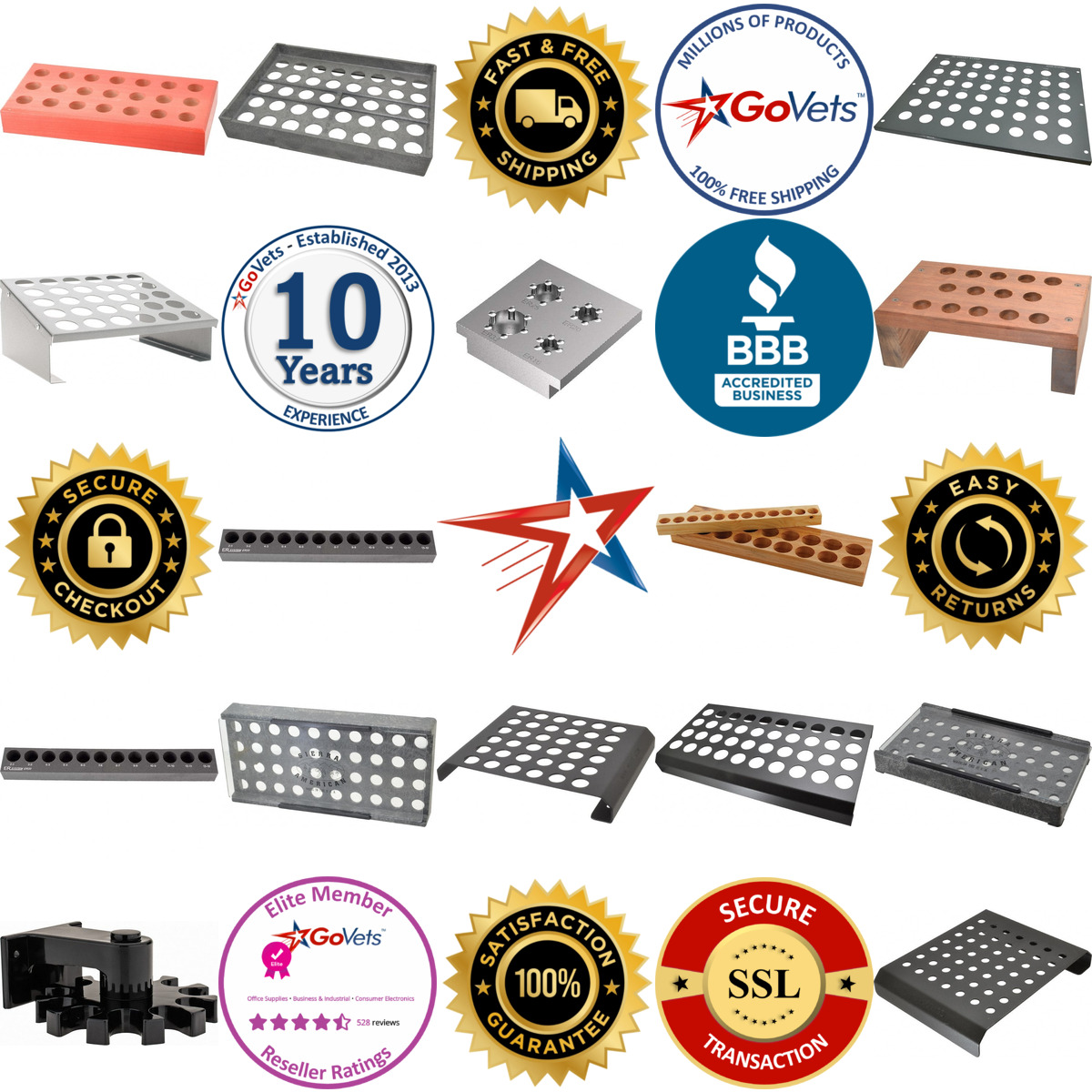 A selection of Collet Racks and Trays products on GoVets