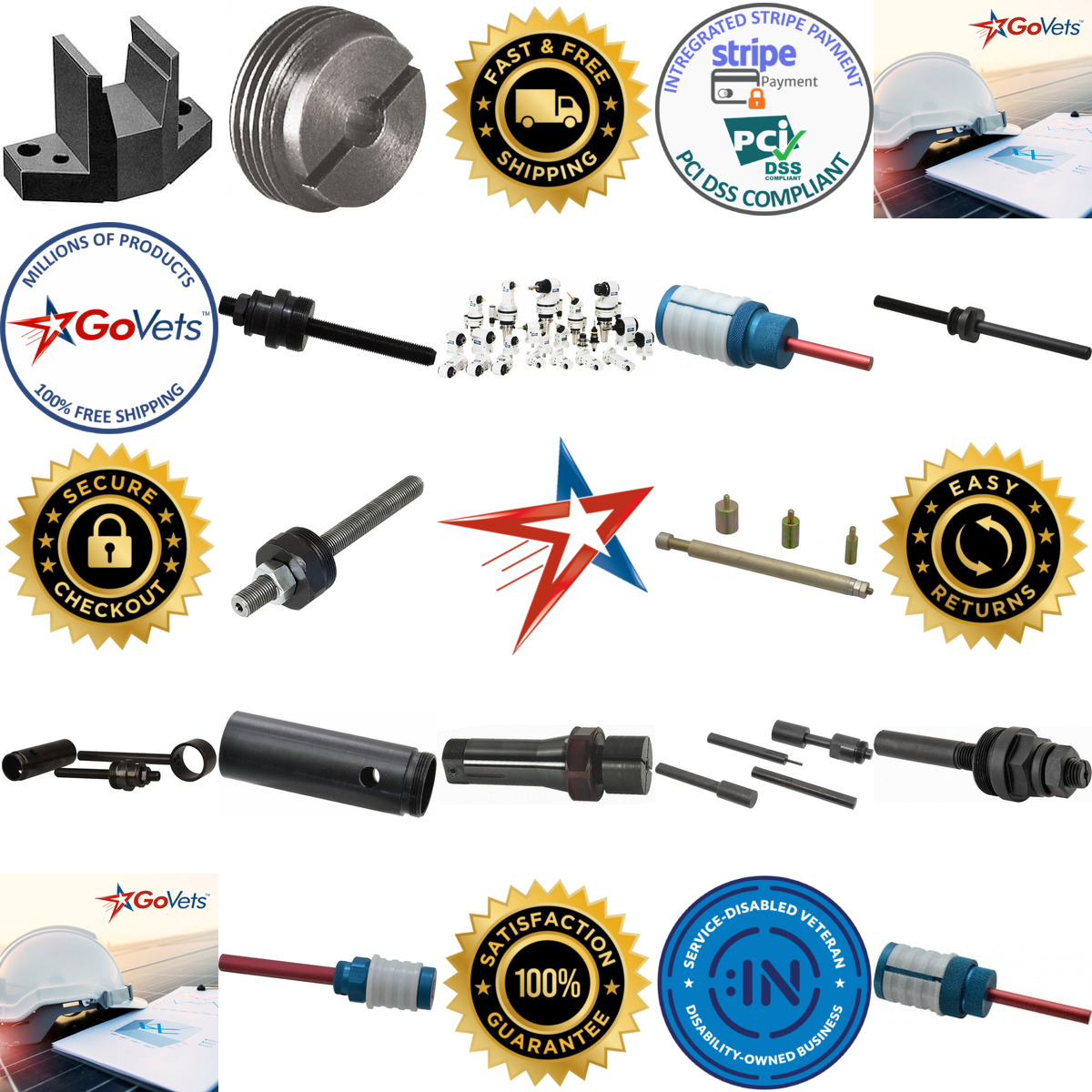A selection of Collet Stops and Accessories products on GoVets