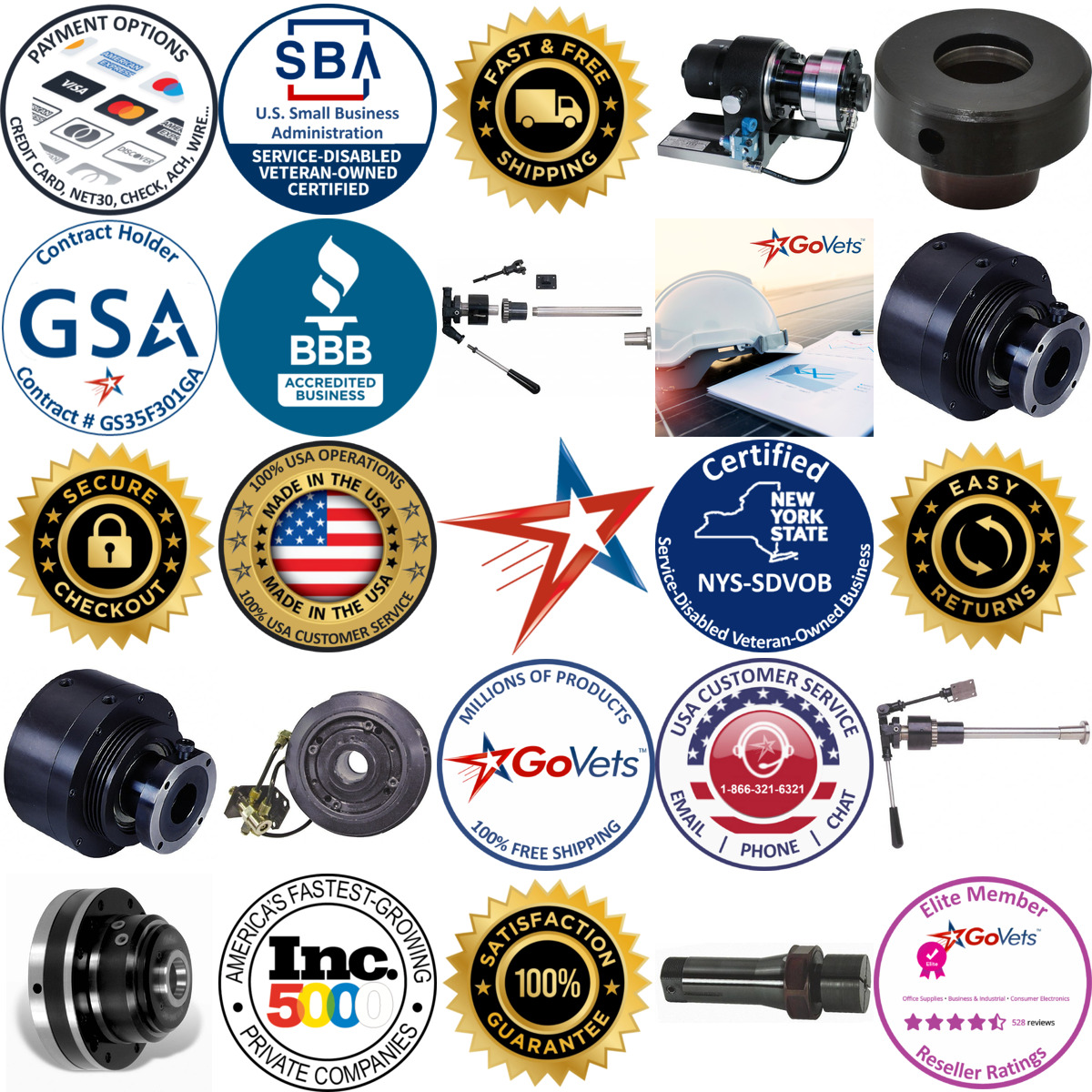 Millions of Products A selection of Collet Closers products on GoVets
