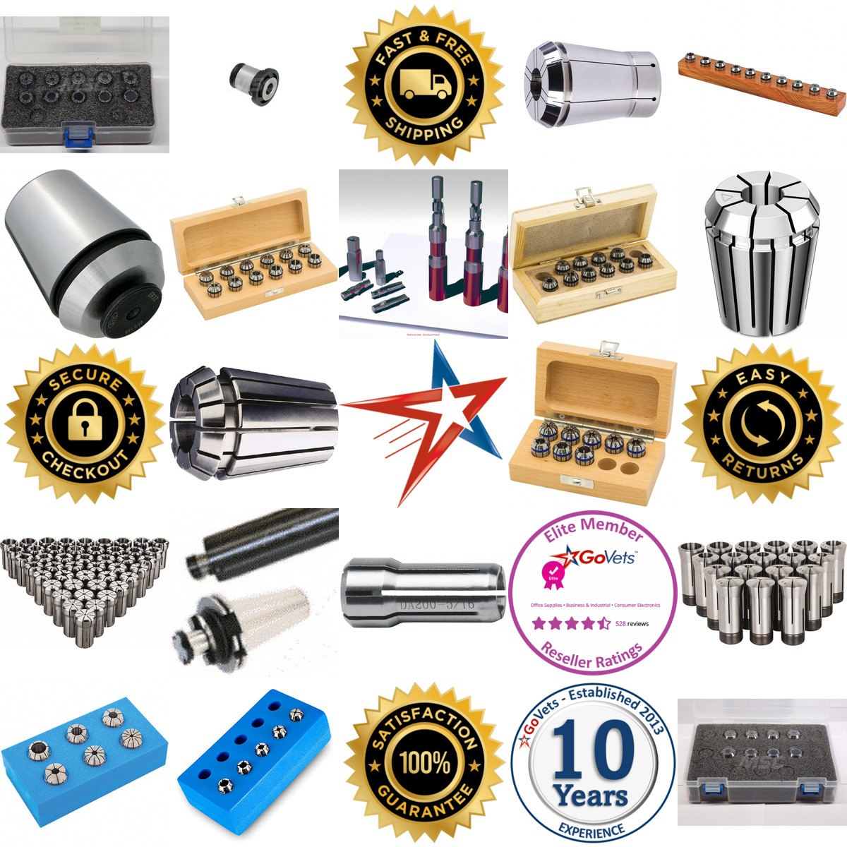 Millions of Products A selection of Collet Sets products on GoVets