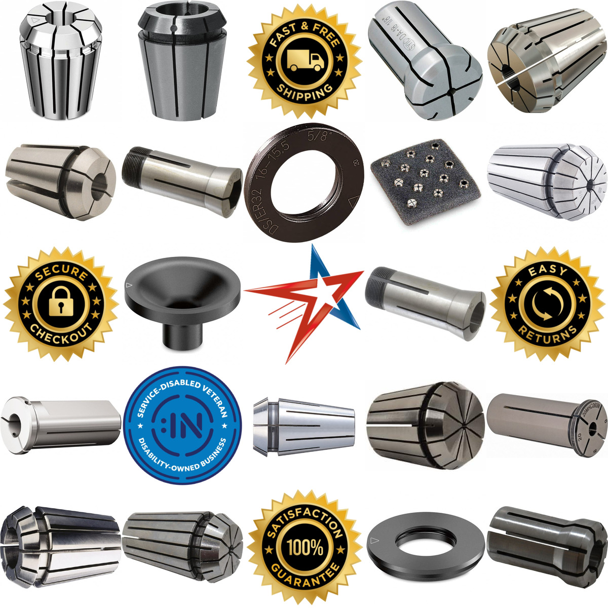 Millions of Products A selection of Collets Closers and Accessories products on GoVets