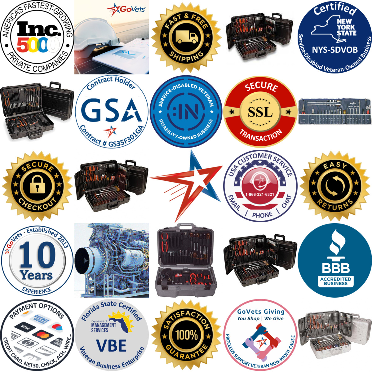 Millions of Products A selection of Xcelite products on GoVets