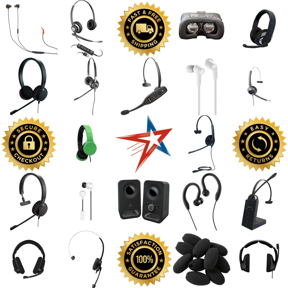 A selection of Computer Speakers and Headsets products on GoVets