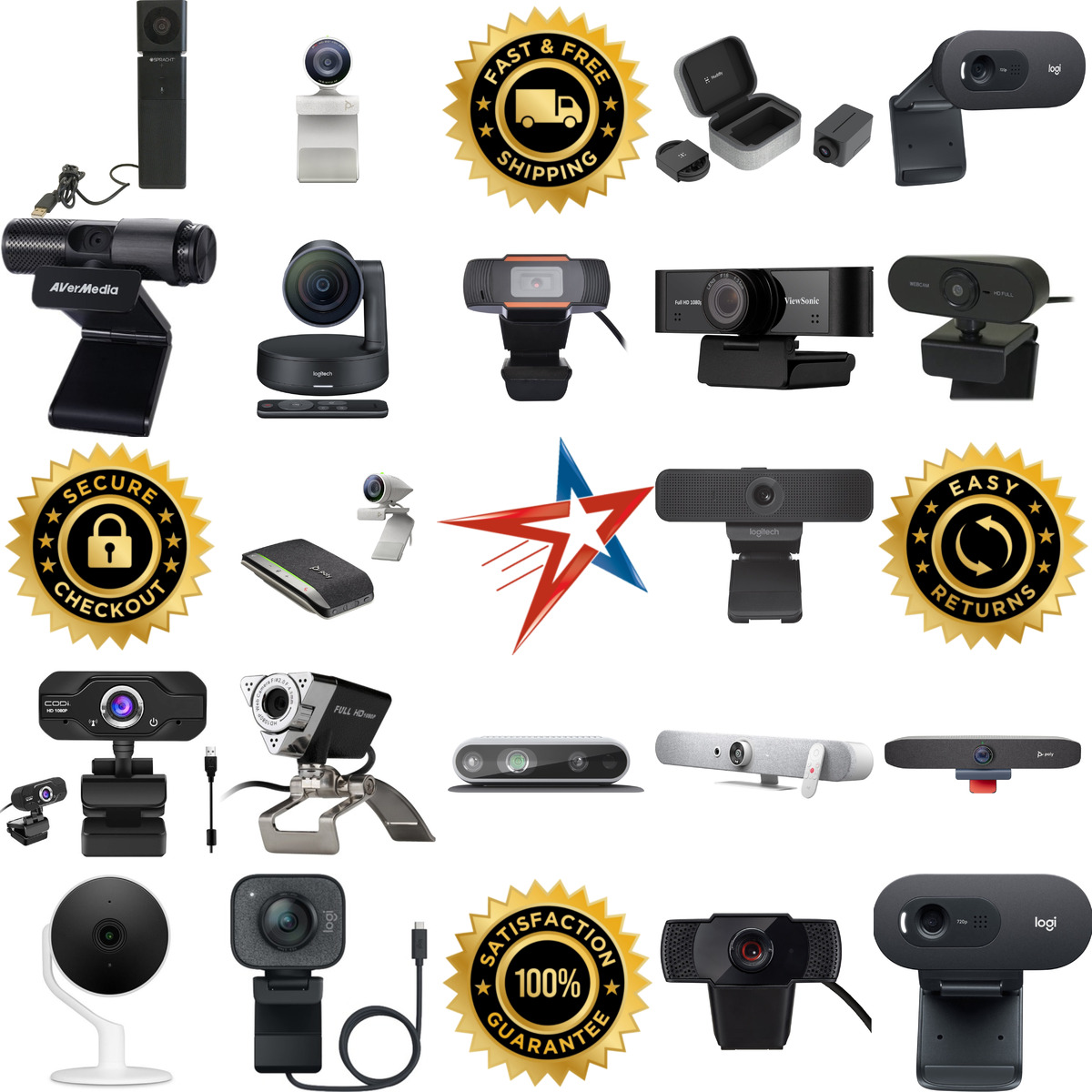 Millions of Products A selection of Webcams products on GoVets