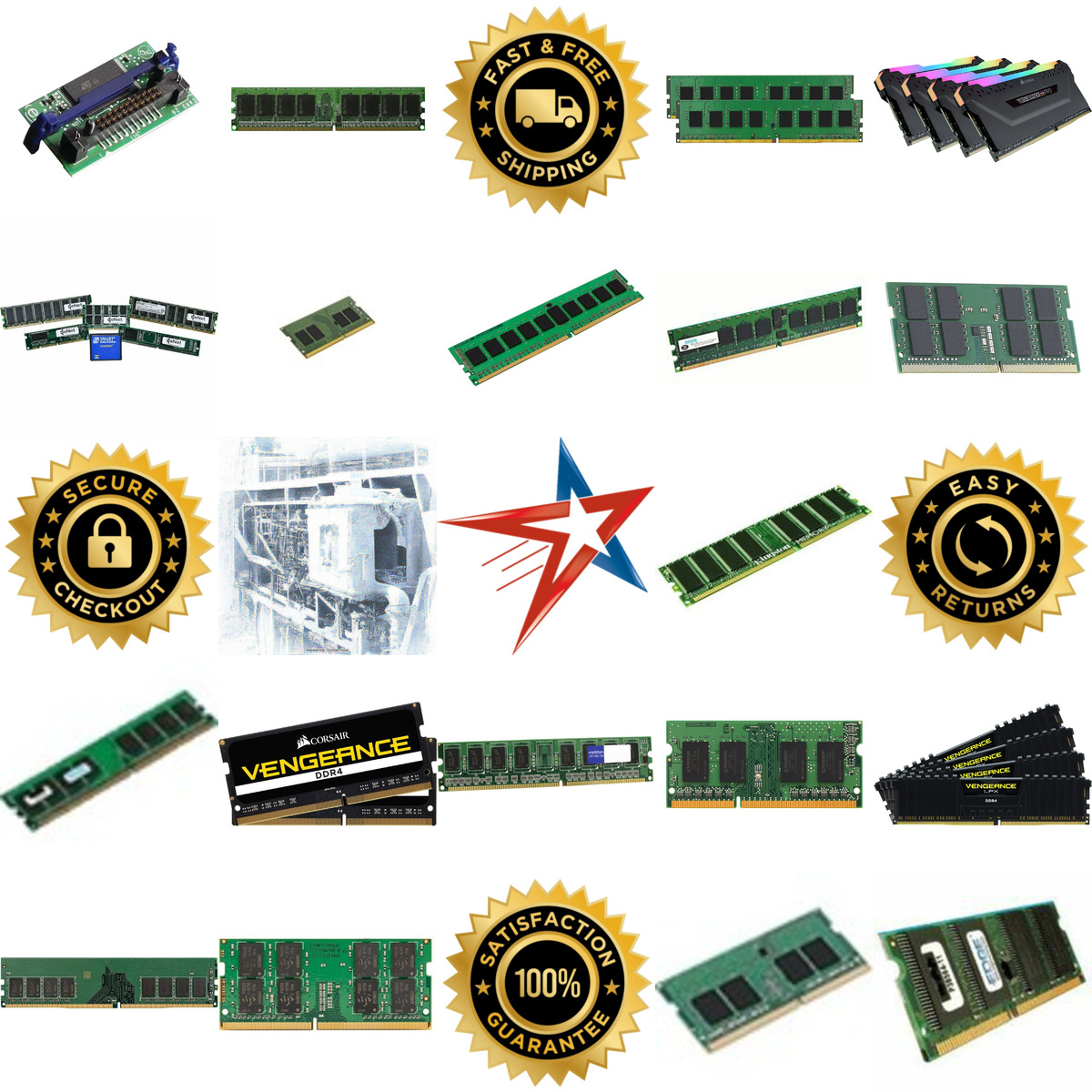 A selection of Memory products on GoVets