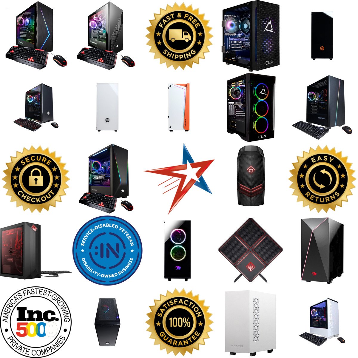 A selection of Gaming Desktops products on GoVets