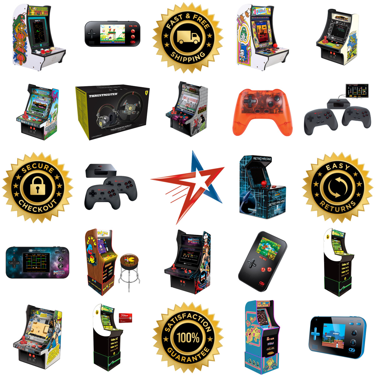 A selection of Retro Gaming products on GoVets