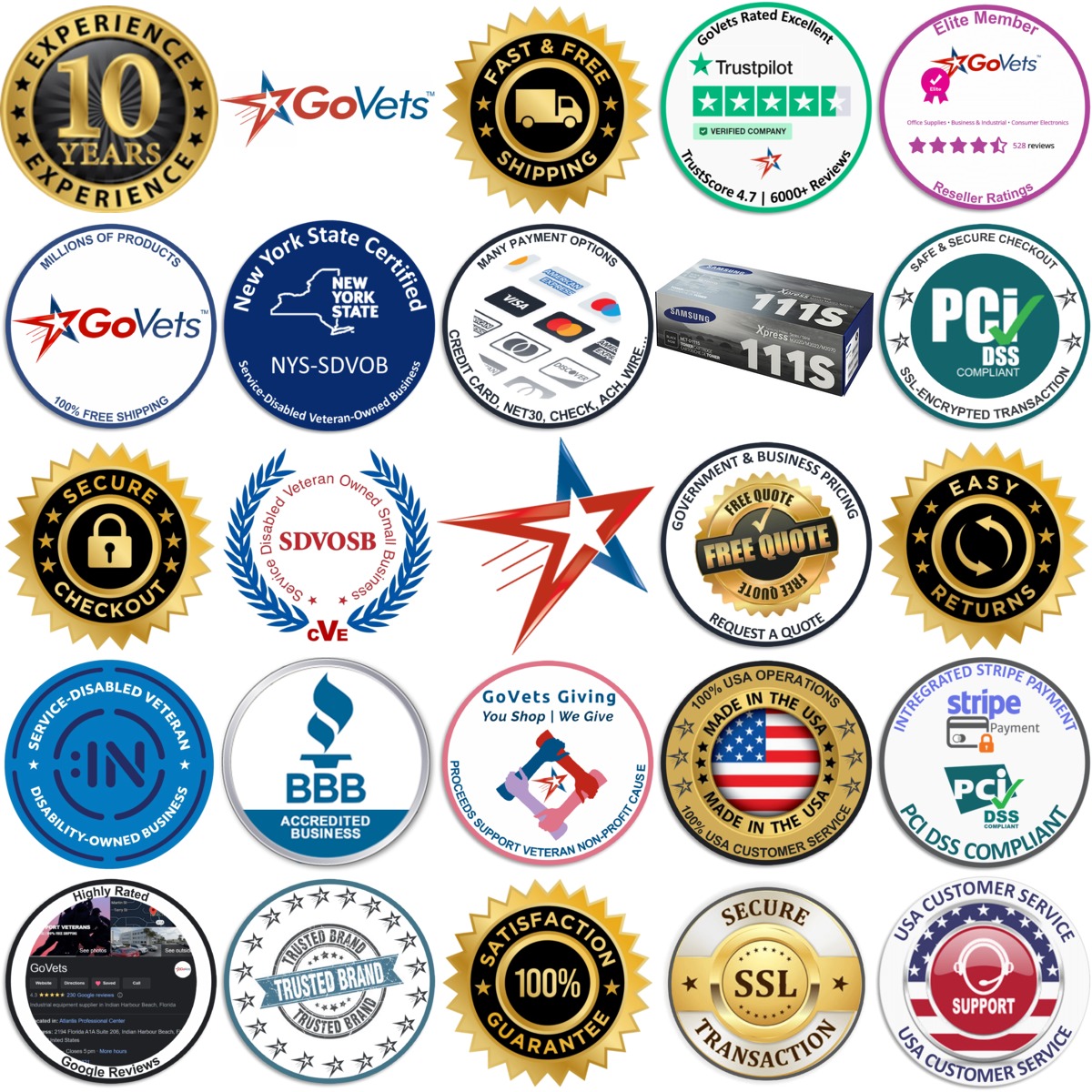 A selection of hp products on GoVets