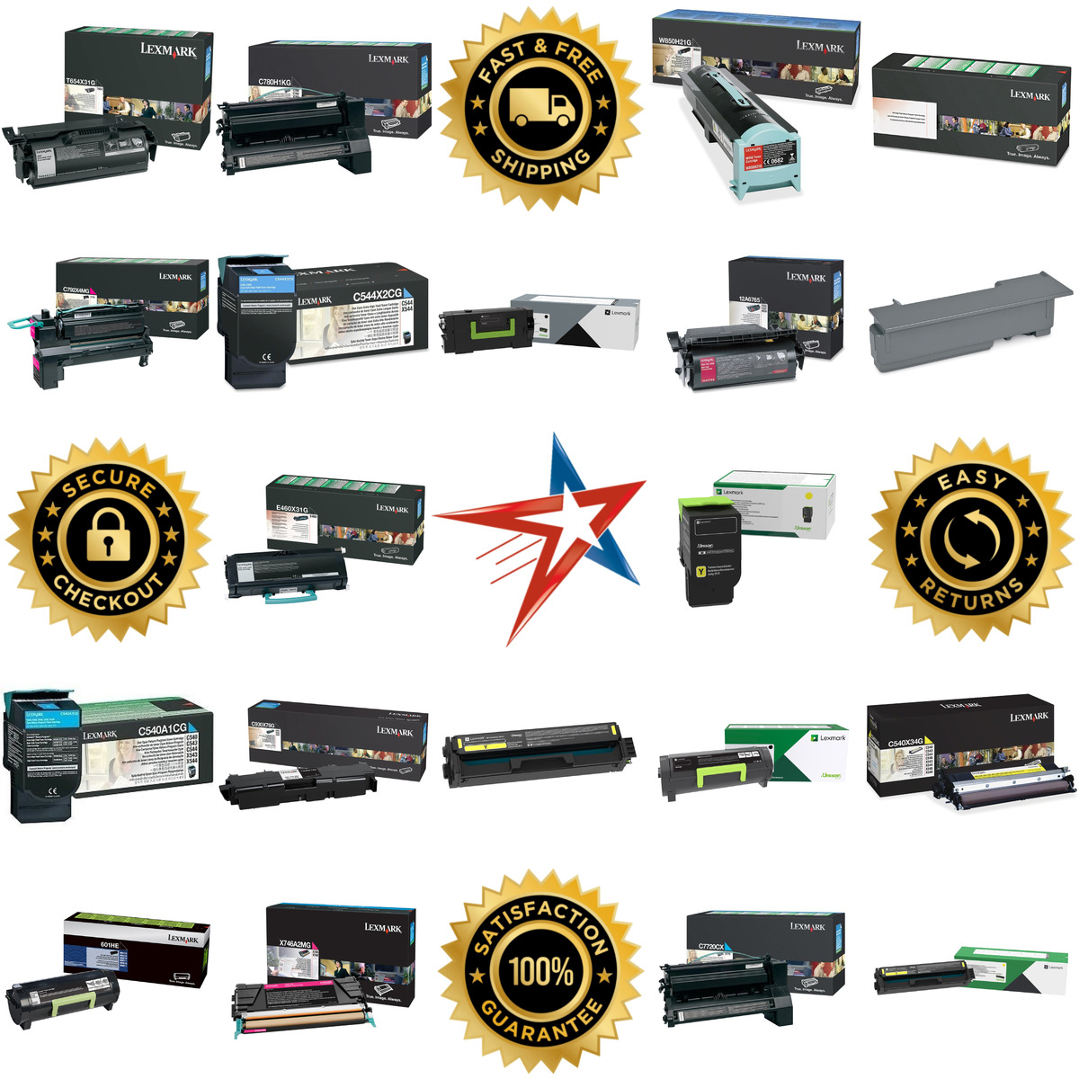 A selection of Lexmark International inc. products on GoVets