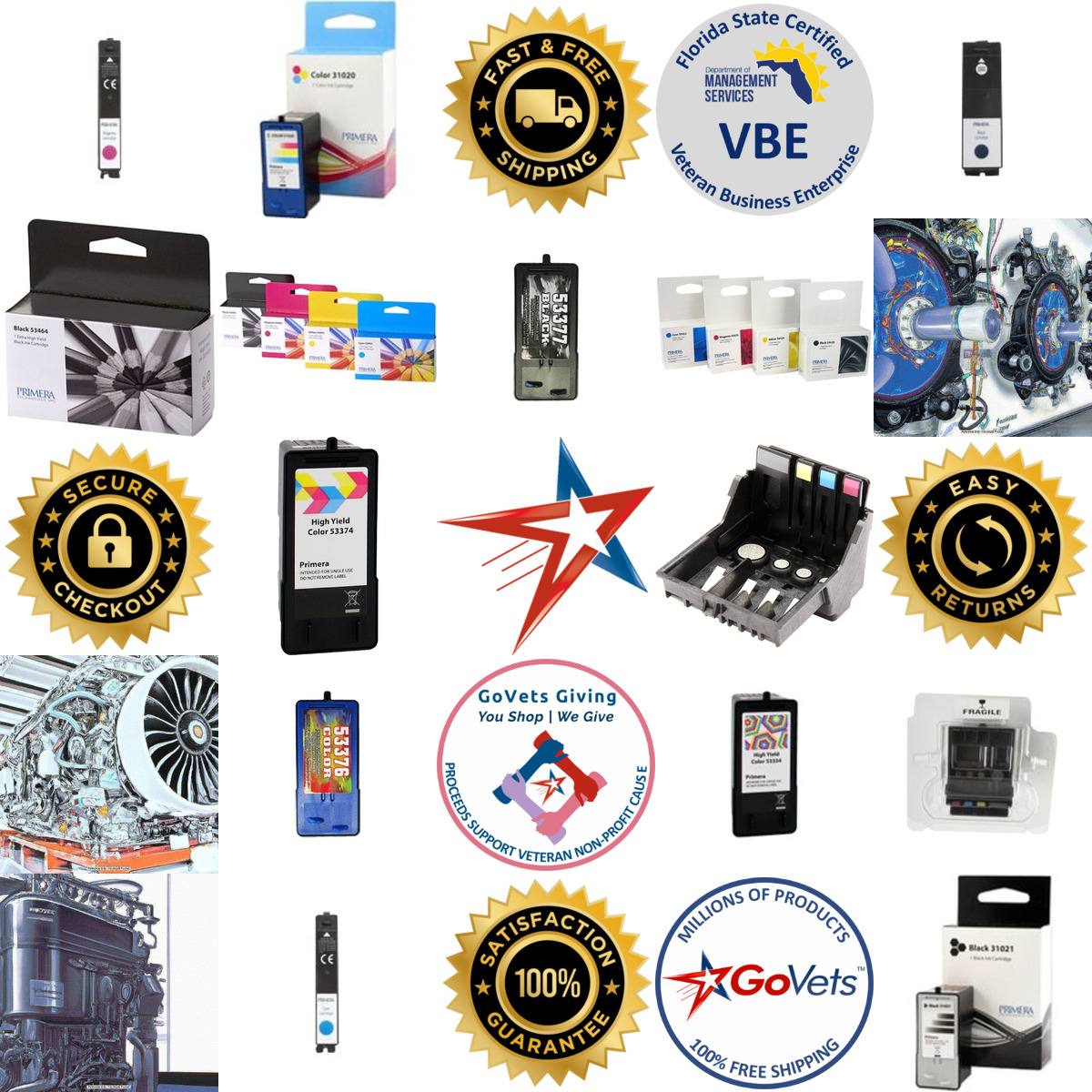 A selection of Primera Technology inc. products on GoVets