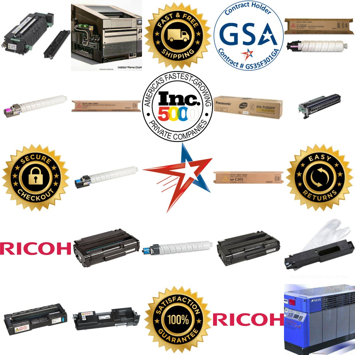 A selection of Ricoh of America inc. products on GoVets