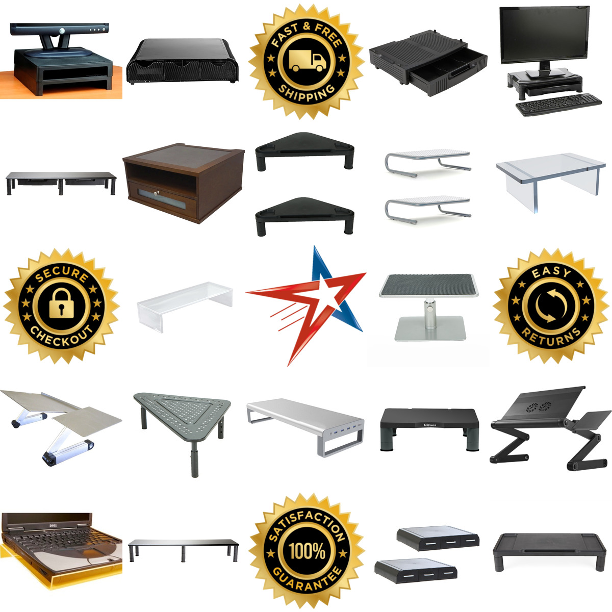 Millions of Products A selection of Monitor Stands products on GoVets
