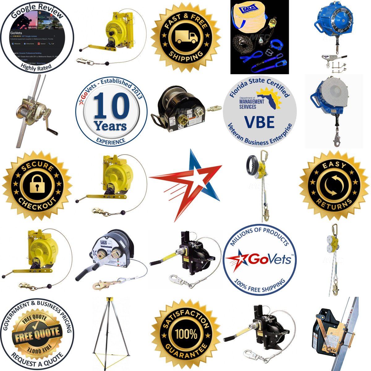 A selection of Confined Space Entry and Retrieval Winches products on GoVets