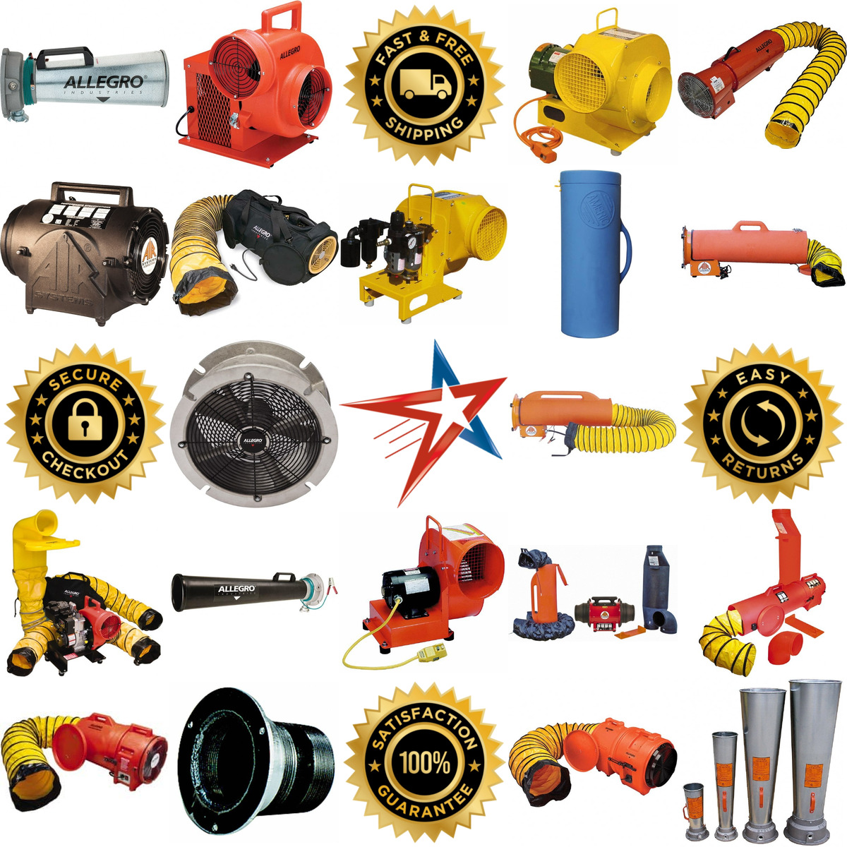 A selection of Confined Space Blowers and Fans products on GoVets