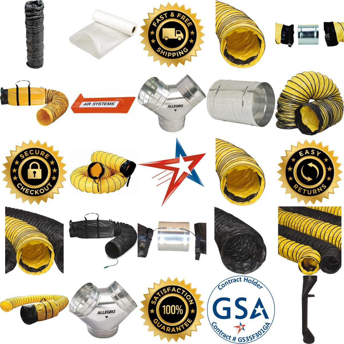 A selection of Ventilation Ducting Vents and Fittings products on GoVets