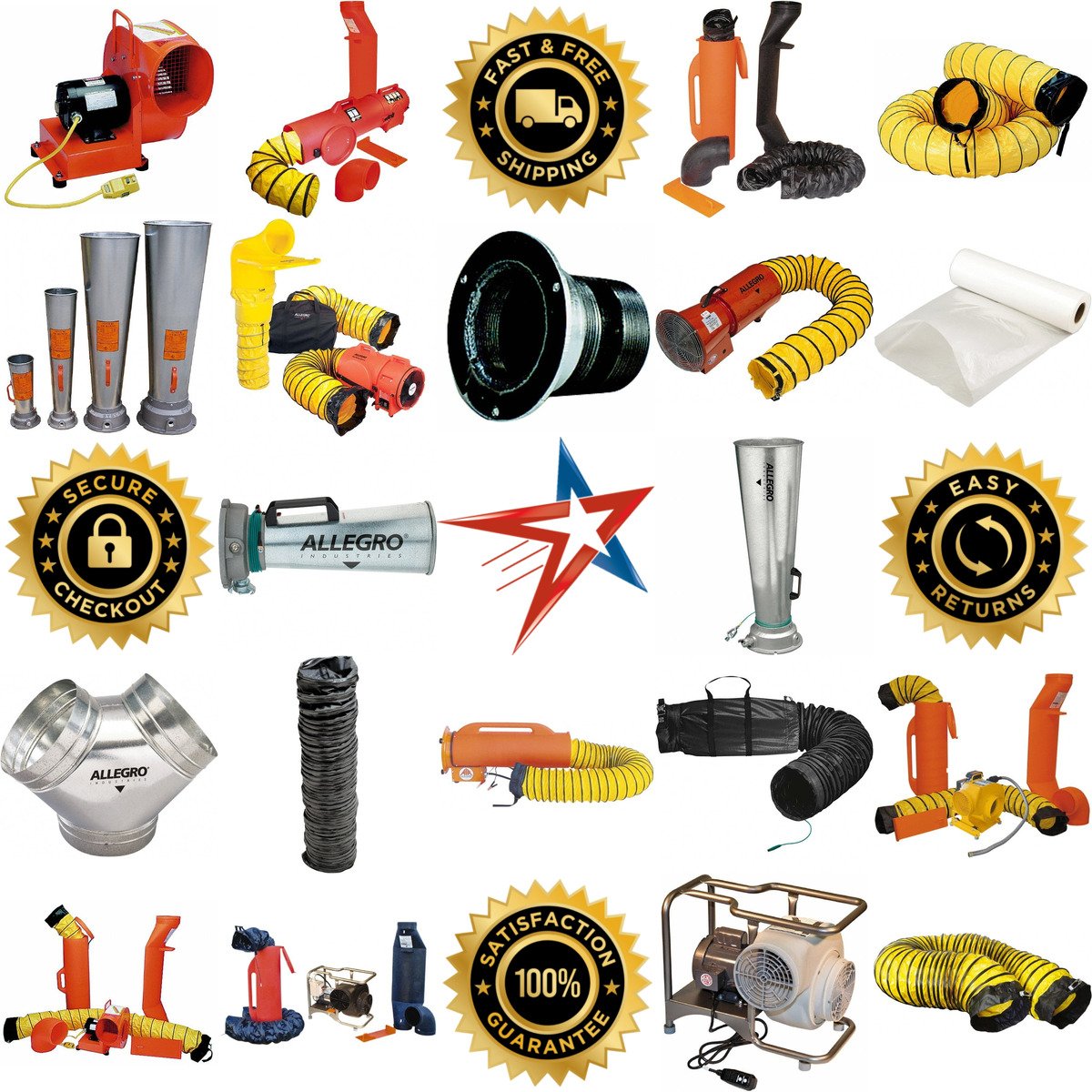 A selection of Confined Space Ventilation products on GoVets