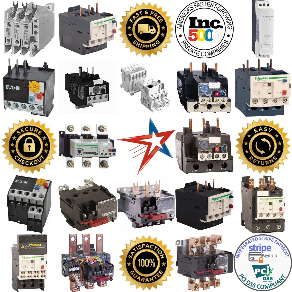 A selection of Overload Relays products on GoVets
