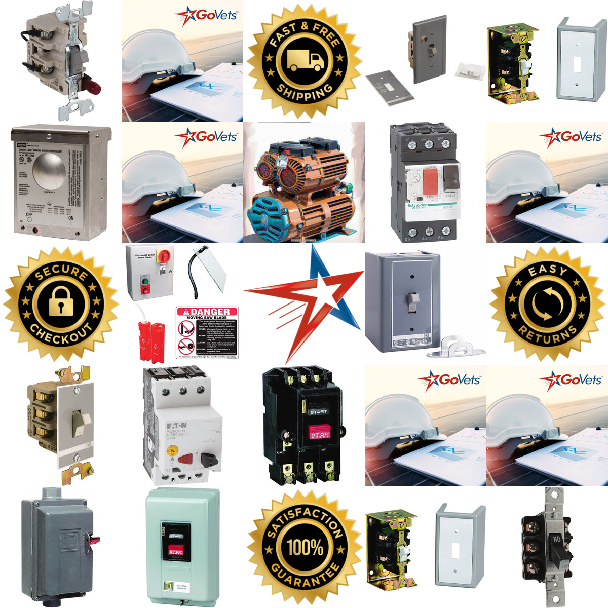 Millions of Products A selection of Manual Motor Starters products on GoVets