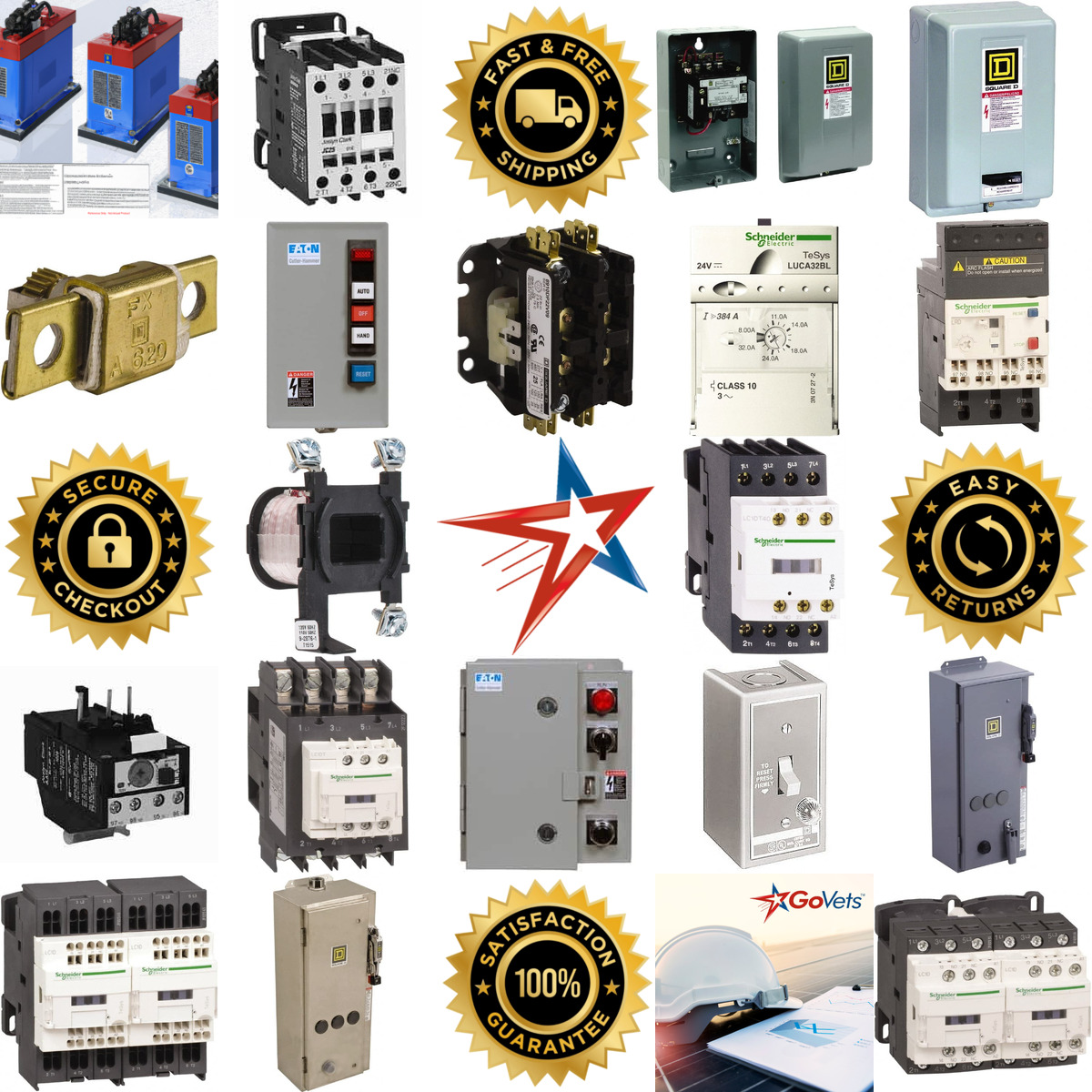 A selection of Contactors and Starters products on GoVets