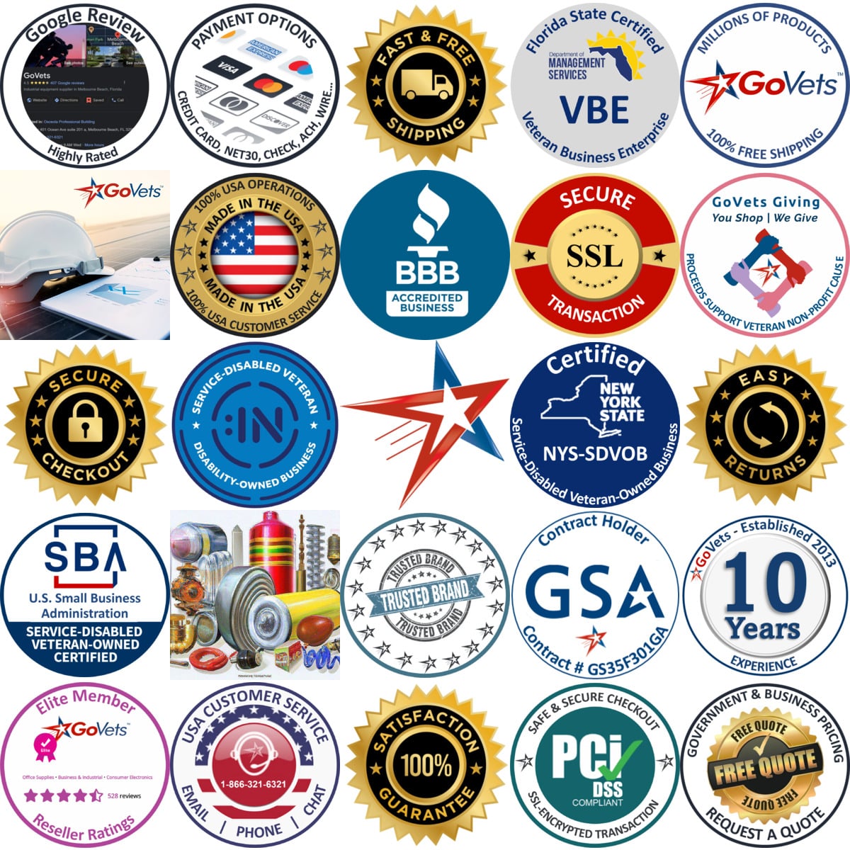 Millions of Products A selection of Value Collection products on GoVets