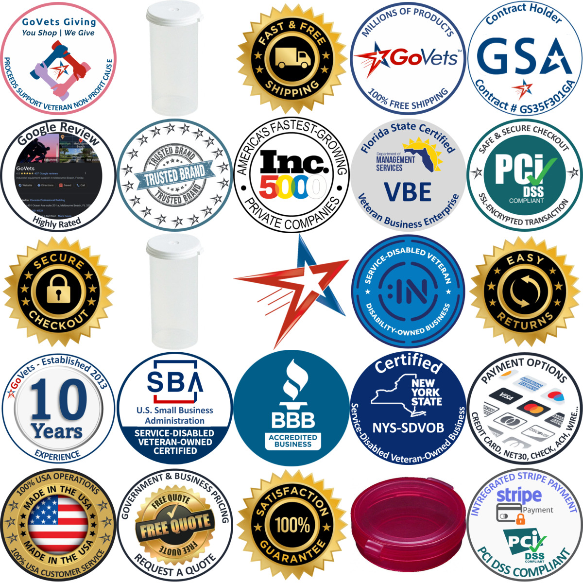 Millions of Products A selection of Caplugs products on GoVets