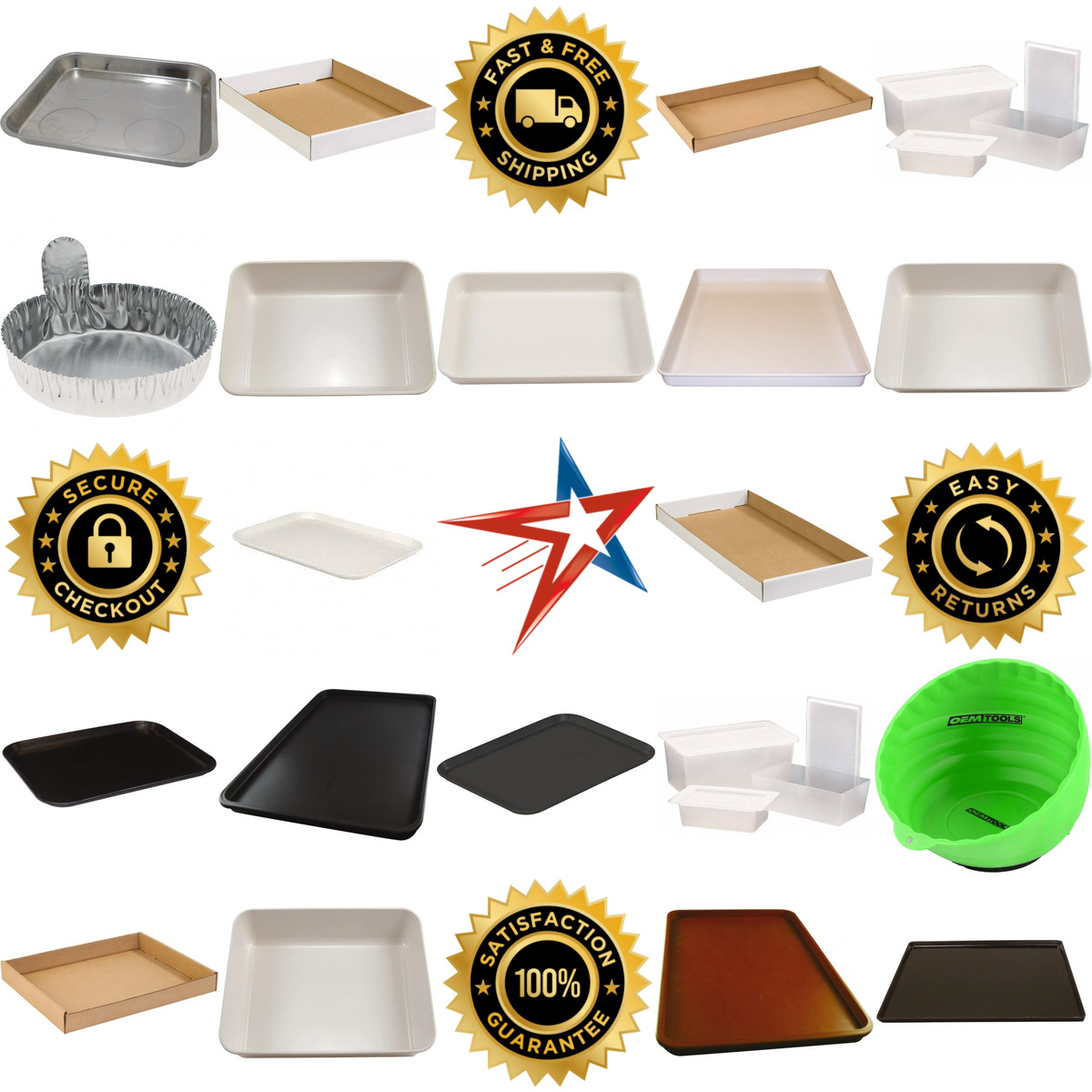 A selection of Pots Pans Trays and Accessories products on GoVets