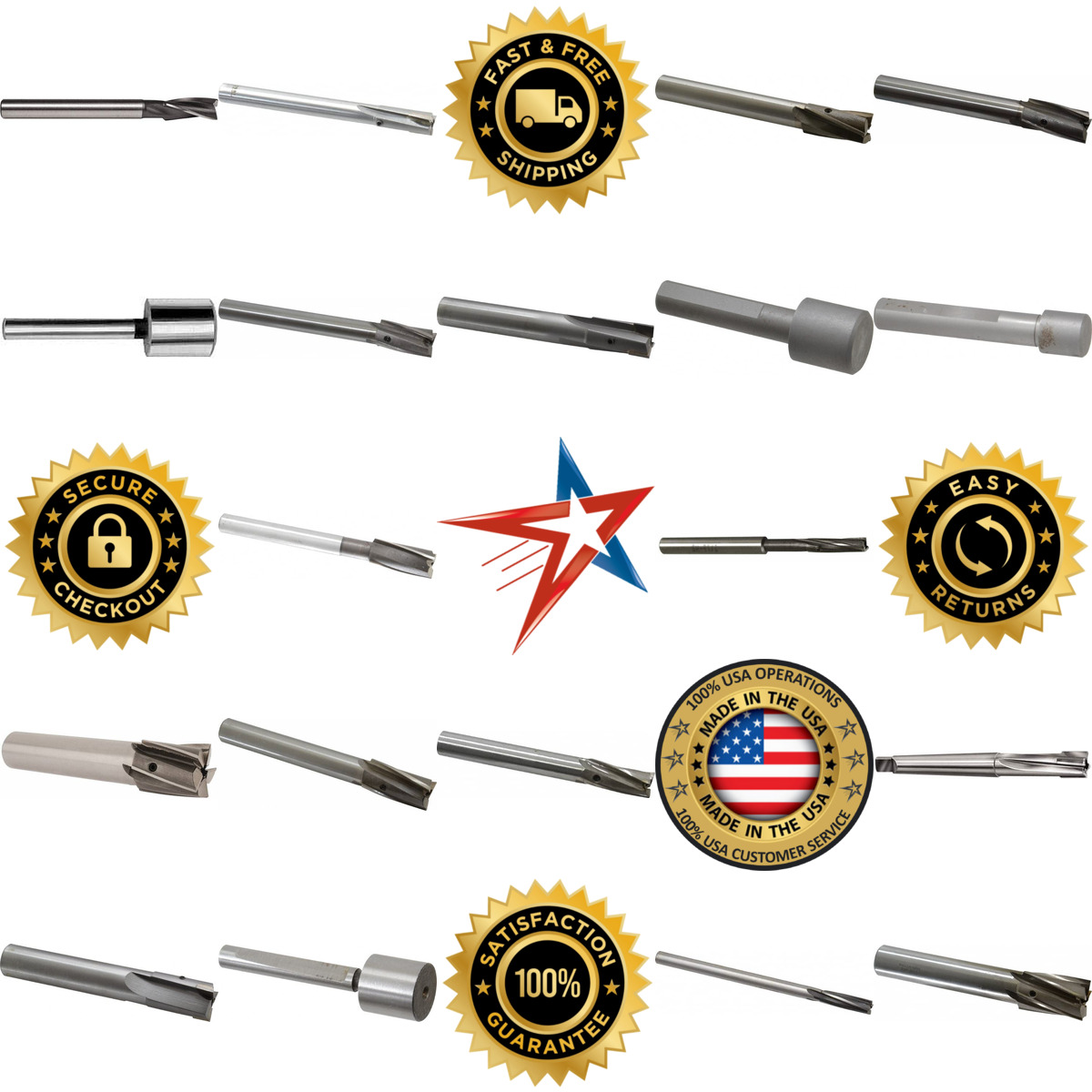 A selection of Interchangeable Pilot Counterbores and Counterbore Pilots products on GoVets