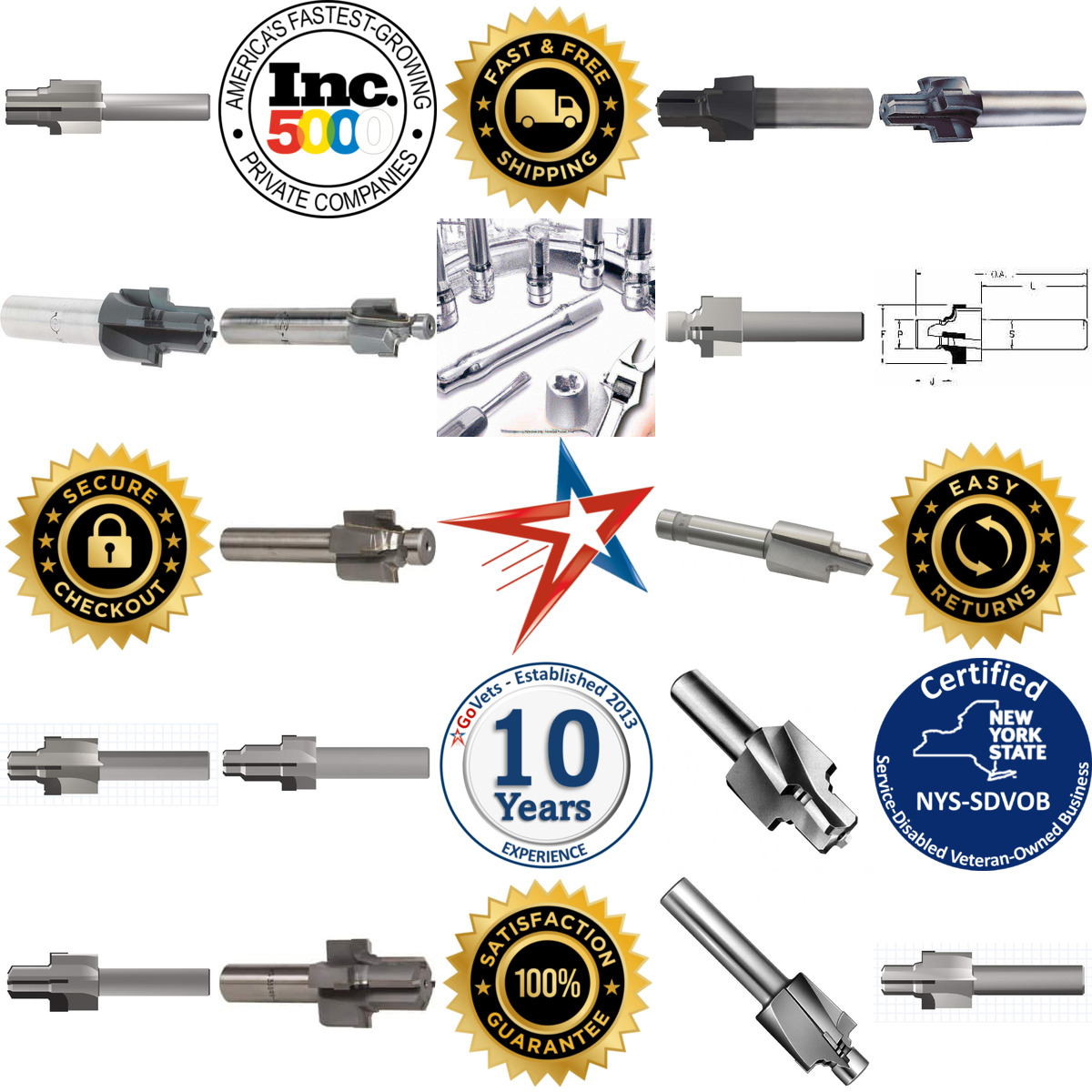 Millions of Products A selection of Porting Tools and Inserts products on GoVets