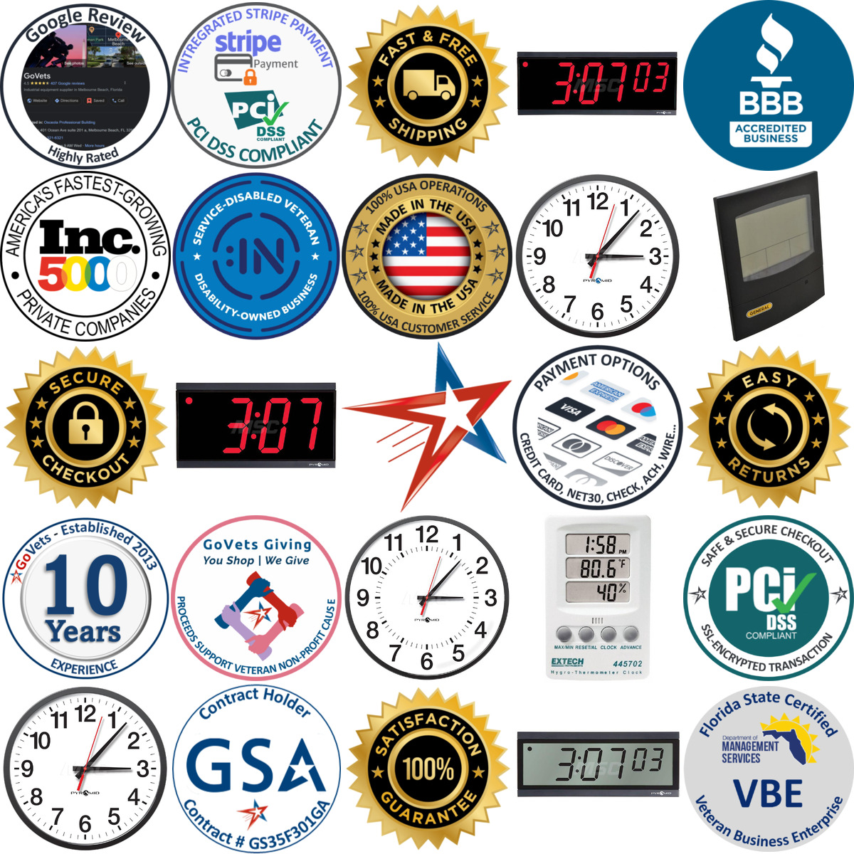 Millions of Products A selection of Clocks and Multi Function Clocks products on GoVets
