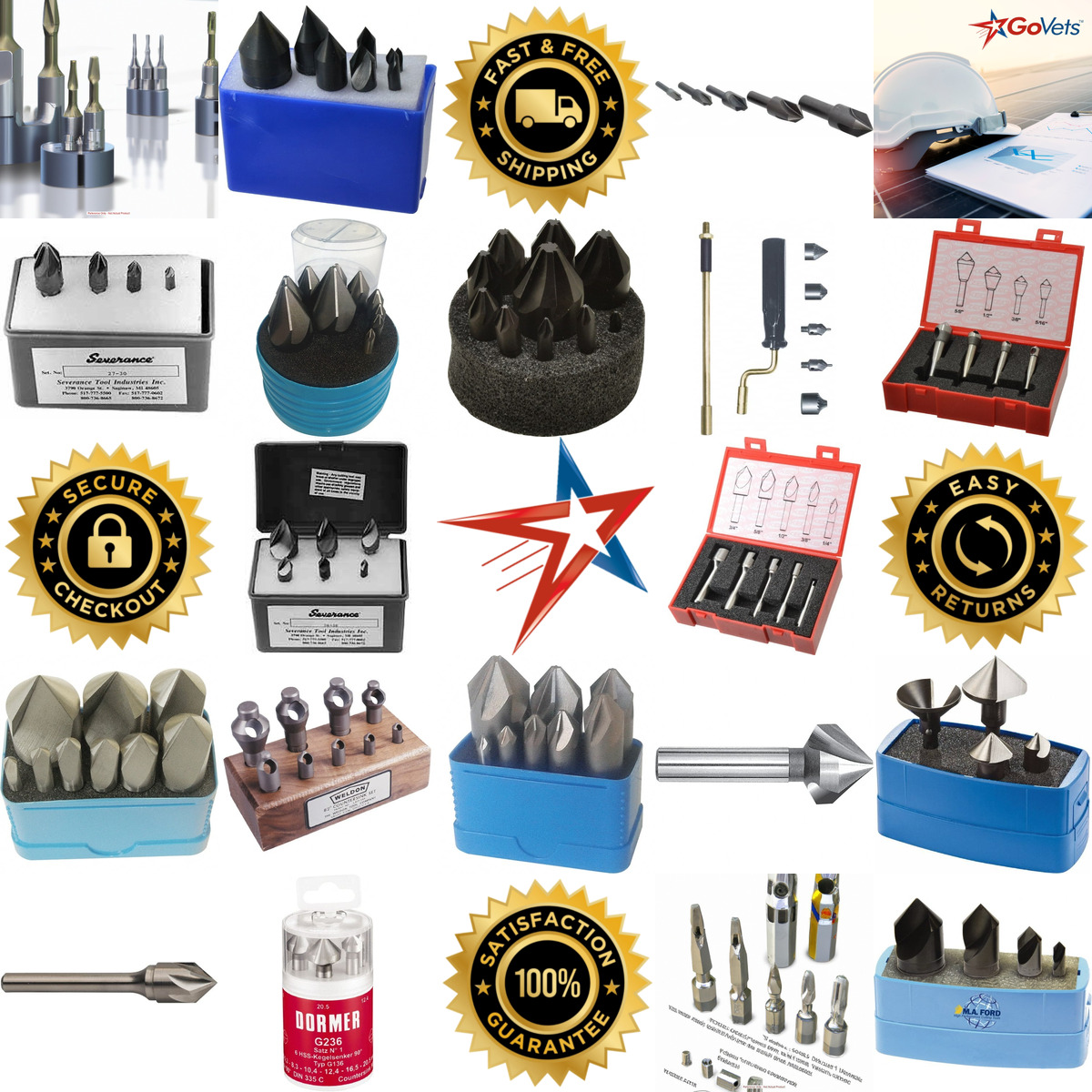 Millions of Products A selection of Countersink Sets products on GoVets