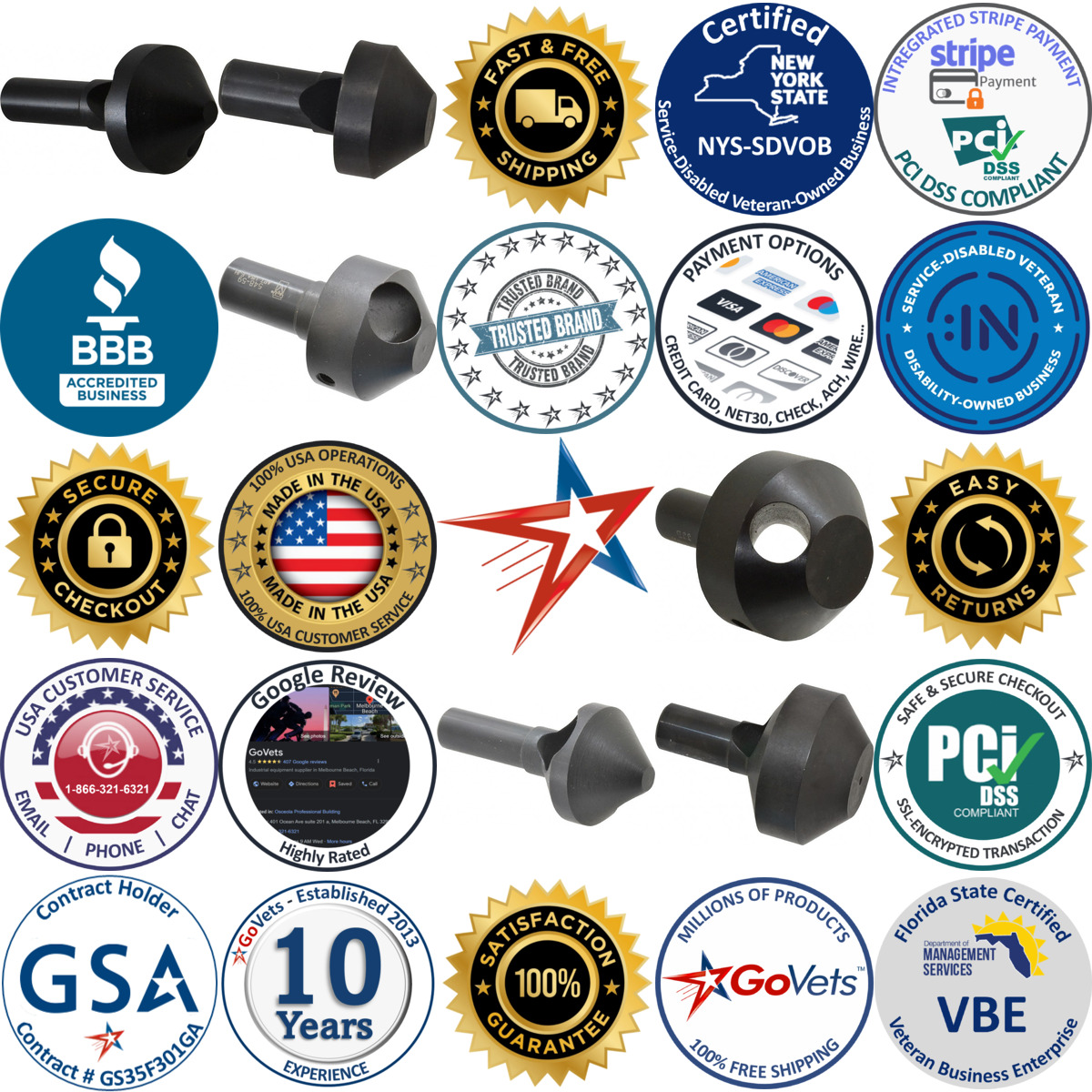 Millions of Products A selection of Insertable Cutter Countersinks products on GoVets