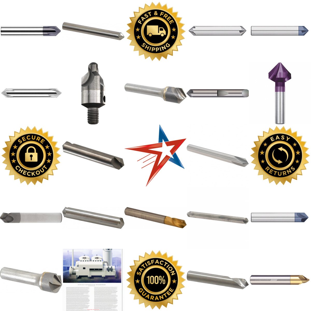 A selection of Countersinks Chamfer Mills and Back Chamfers products on GoVets