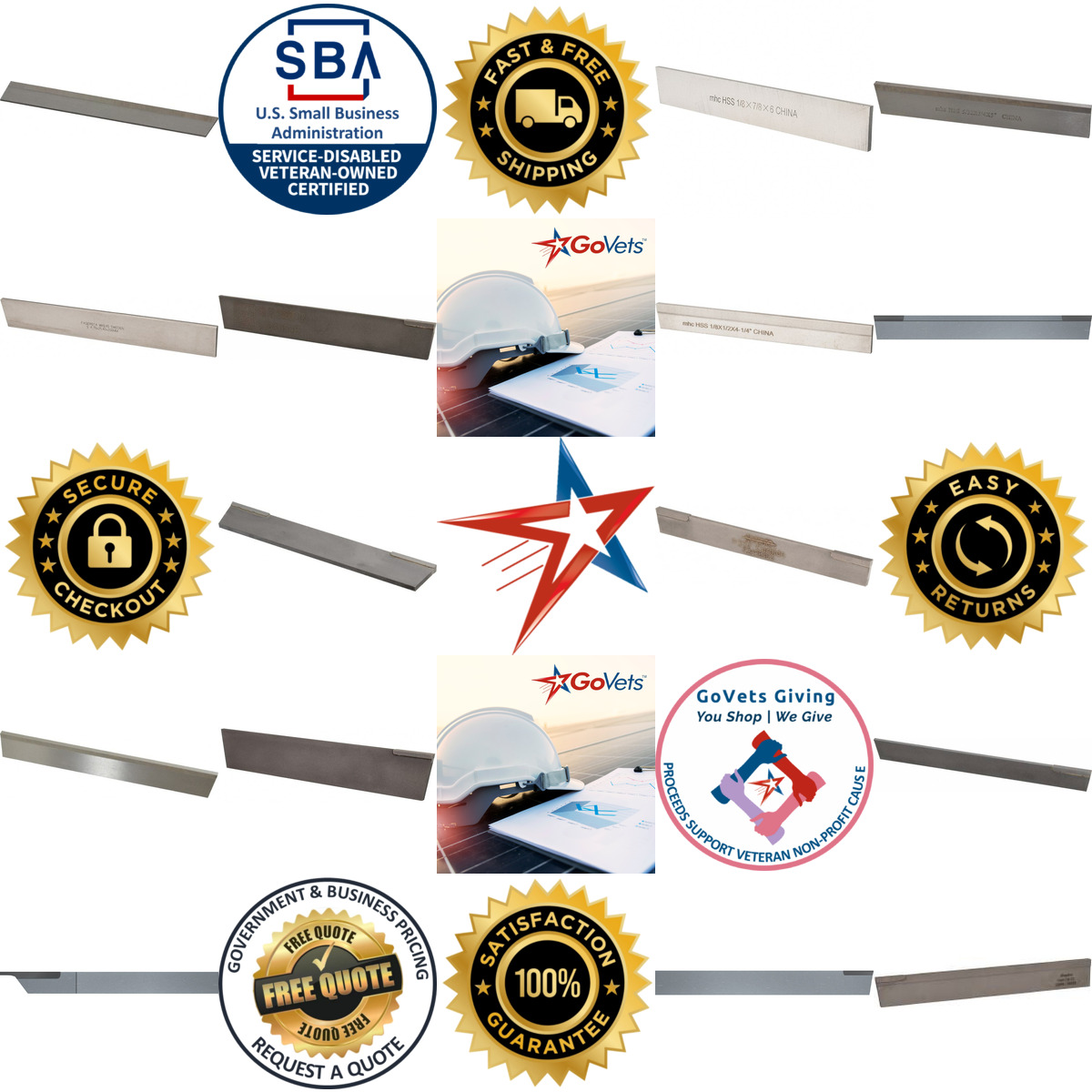 A selection of Cut Off Blades products on GoVets