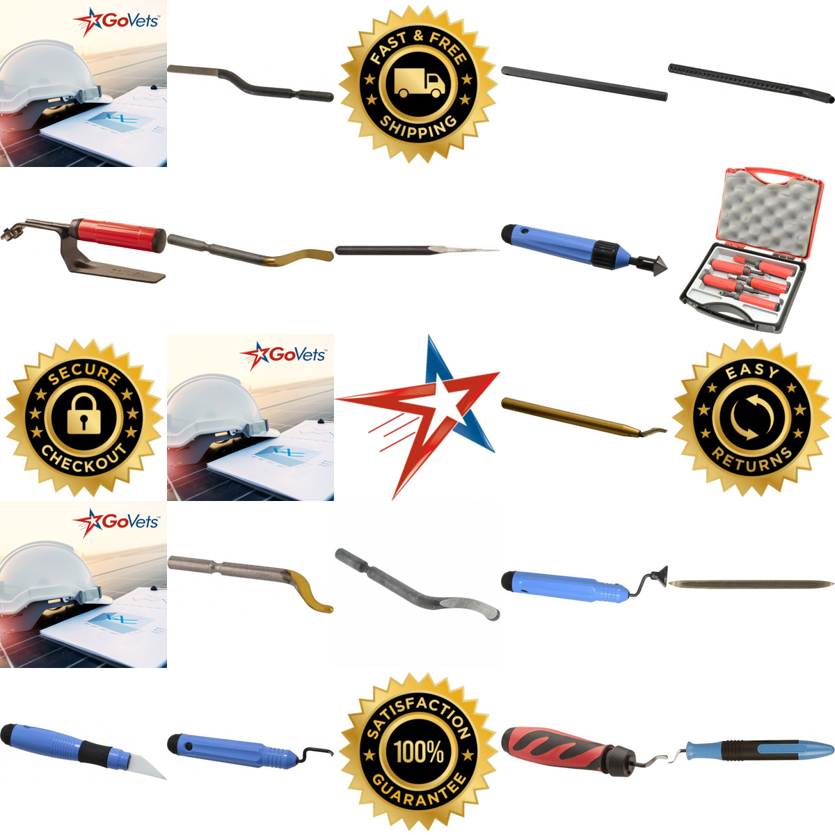 A selection of Hand Deburring Tools and Sets products on GoVets