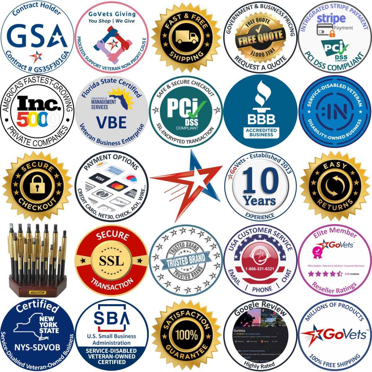 Millions of Products A selection of Barrel Lap Sets products on GoVets