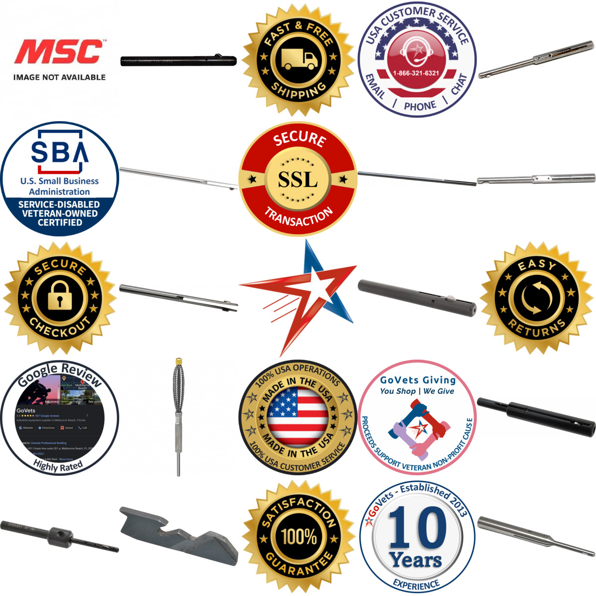 Millions of Products A selection of Power Deburring Tools and Sets products on GoVets