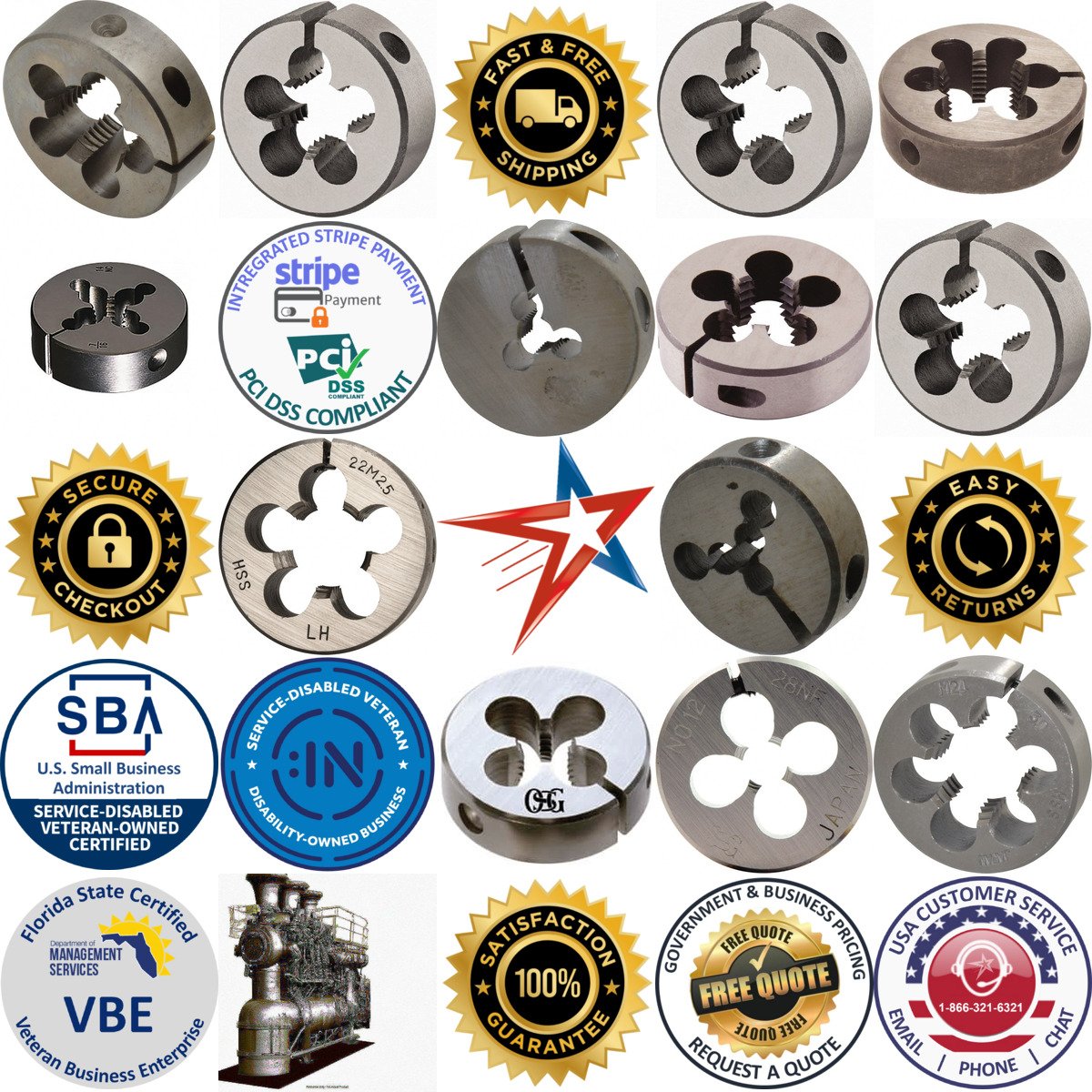 A selection of Round Dies products on GoVets