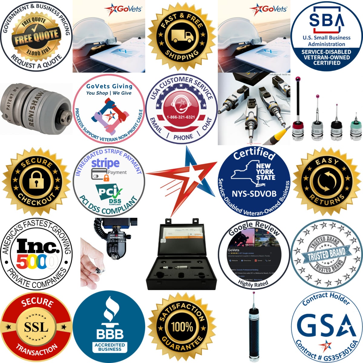 Millions of Products A selection of Cmm Probe and Stylus Modules products on GoVets